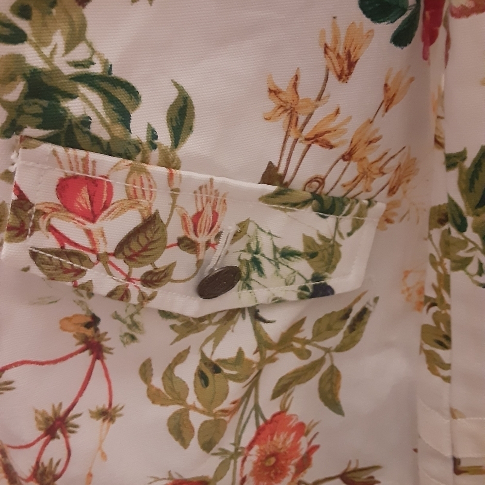 Floral Jean Jacket - Picture 8 of 15